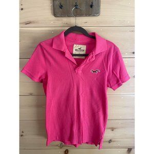 Hollister Mens Polo Pink